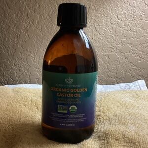 Organic Golden Castor Oil - Amber
